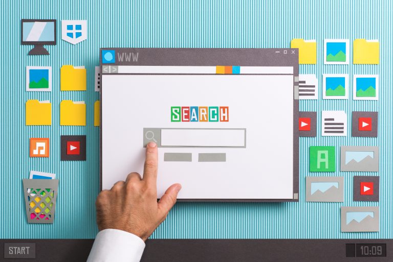 Search engine results page with SEO analytics — Swonie SEO Service